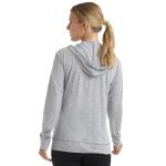 Hanes Women’s Full-Zip Hoodie in Gray Heather