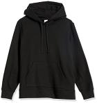 Cozy Black Fleece Pullover Hoodie for Women
