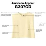 American Apparel Women’s Heavyweight Cotton, Boxy, Cropped, and Garment Dyed Muscle T-Shirt, Style G307GD, 2-Pack, Faded Black (2-pack), Small