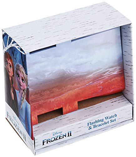 Disney Girls' Colorful Quartz Watch with Rubber Strap