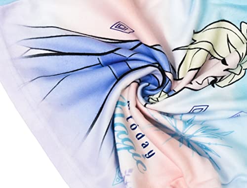 Disney Frozen Pajamas for Girls, Aqua/Navy