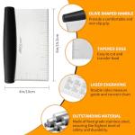 Stainless Steel Bench Scraper and Dough Cutter