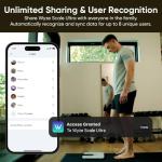 Smart Digital Body Scale with Wi-Fi/Bluetooth Tracking