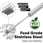 Whizzy Whisk Semi-Automatic Stainless Steel Blender