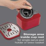 Hamilton Beach FlexBrew 1-Cup Coffee Maker, Red