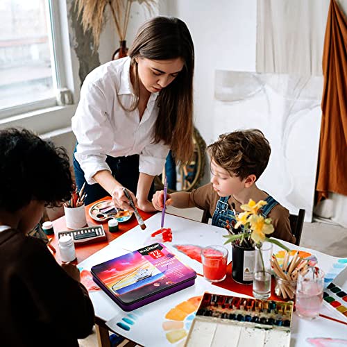 Kalour 72-Color Professional Watercolor Pencil Set