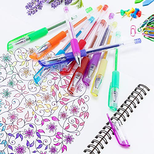 Tanmit 36-Color Gel Pens Set for Adult Coloring