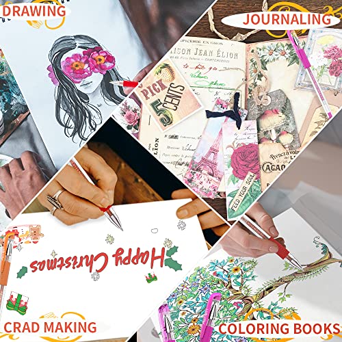 30-Color Gel Pen Set for Adult Coloring Fun