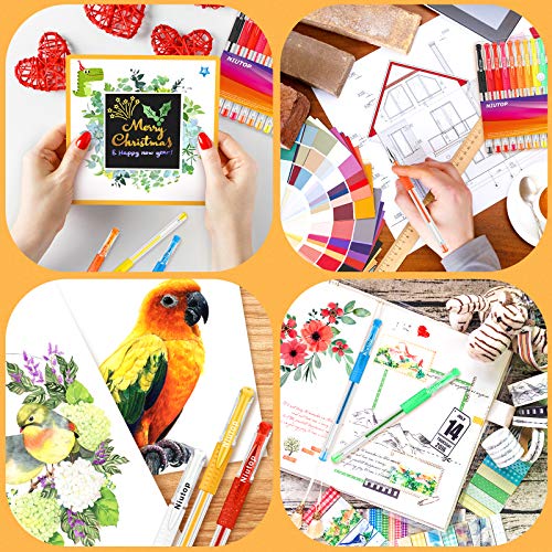 32-Color Gel Pen Set for Adult Coloring