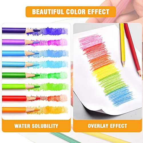 120 Watercolor Pencils Set for Adult Coloring