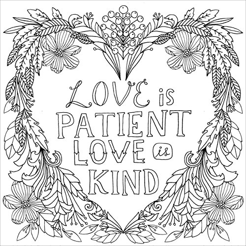 Inspirational Color Me Blessed Adult Coloring Book