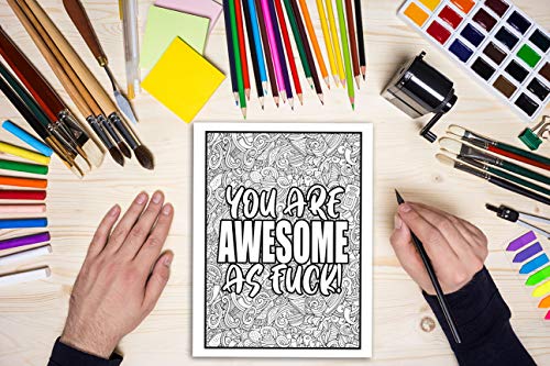 Badass Motivational Swear Word Coloring Book