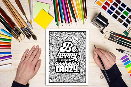 Badass Motivational Swear Word Coloring Book