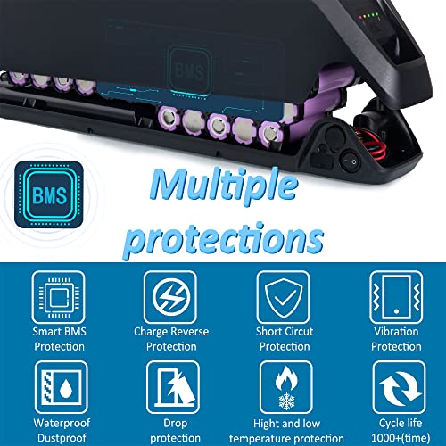 48V 10Ah/15Ah Lithium-Ion E-Bike Battery