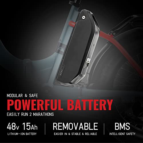 Hipeak Elias 750W Folding Electric Bike 20" Fat Tire