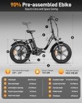 VITILAN U7 Folding Fat Tire Electric Bike