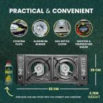 Green Haven Dual Burner Camping Stove