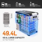 EUHOMY 49.4L Portable Fridge with APP Control