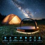 Lanktoo Rechargeable Solar Camping Lantern - 5 Modes