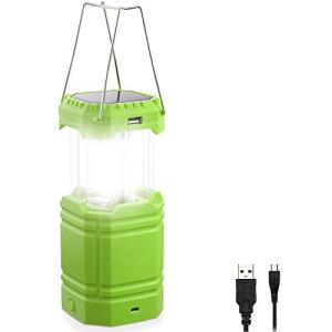 Portable Solar Camping Lantern with Hand Crank