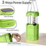 Portable Solar Camping Lantern with Hand Crank