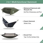 Night Cat Waterproof Hammock Tent with Mosquito Net