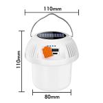 2 Pack Rechargeable Solar Camping Lanterns