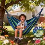 Ovyuzhen Portable Outdoor Hammock with Carry Bag