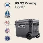 Coleman 65QT Heavy-Duty Wheeled Cooler - Keeps Ice Long