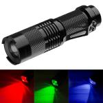 Compact 3-Pack LED Flashlights with Adjustable Focus