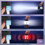 Rechargeable LED Camping Lantern with Wind-Up Power