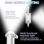 1200LM Mini Keychain Flashlight for Outdoor Use