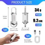 1200LM Mini Keychain Flashlight for Outdoor Use