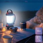 Rechargeable LED Camping Lantern with Wind-Up Power