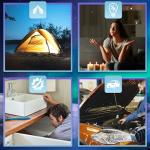 Rechargeable LED Camping Lantern with Wind-Up Power