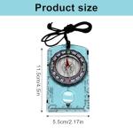 Portable Navigation Compass for Hiking and Camping
