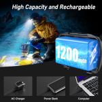 Blukar 2000L Rechargeable LED Headlamp with Sensors