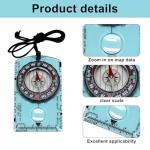 Portable Navigation Compass for Hiking and Camping