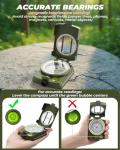 Sportneer Waterproof Hiking Military Navigation Compass