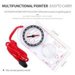 4-Pack Navigation Compass with Lanyard for Adventure