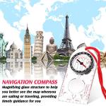 Adjustable Declination Hiking Navigation Compass