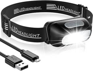 Rechargeable LED Headlamp with 5 Modes