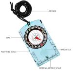 Compass Navigation Kit for Hiking and Orienteering