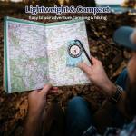 Compass Navigation Kit for Hiking and Orienteering