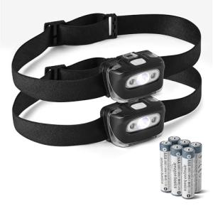 LED Headlamp with 7 Light Modes - 2 Pack