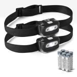 LED Headlamp with 7 Light Modes - 2 Pack