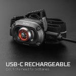 NEBO Mycro 250 Lumen USB C Rechargeable Headlamps