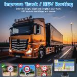7" Truck GPS with UK & Europe Maps
