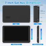 7" Truck GPS with UK & Europe Maps