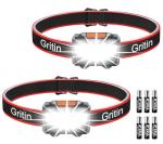 Gritin Bright LED Headlamp - 2 Pack